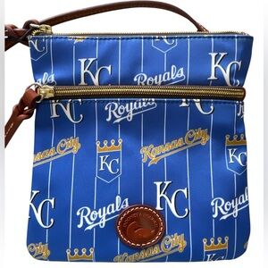 Dooney & Bourke Crossbody Purse MLB KC Royals NWT new blue team spirit baseball